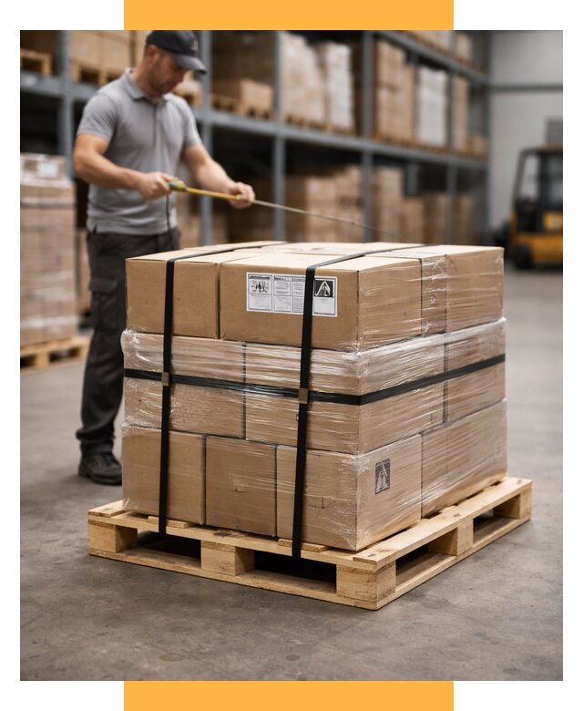 Упаковка и паллетирование грузов от 3608 р. | СетСервис-Крг
