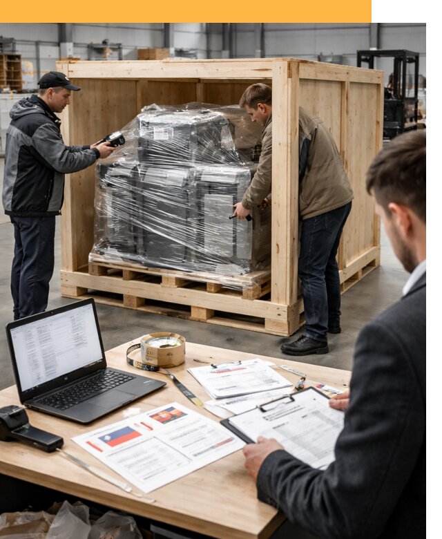 Доставка промышленного оборудования из США от 67009 руб