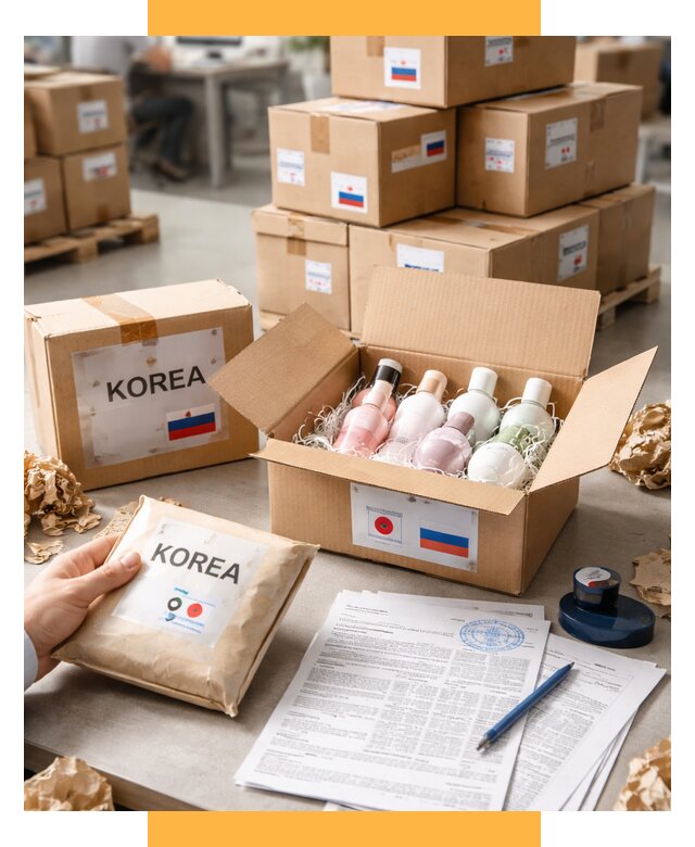 Доставка косметики из Кореи от 8763 р. под ключ | СетСервис-Крг