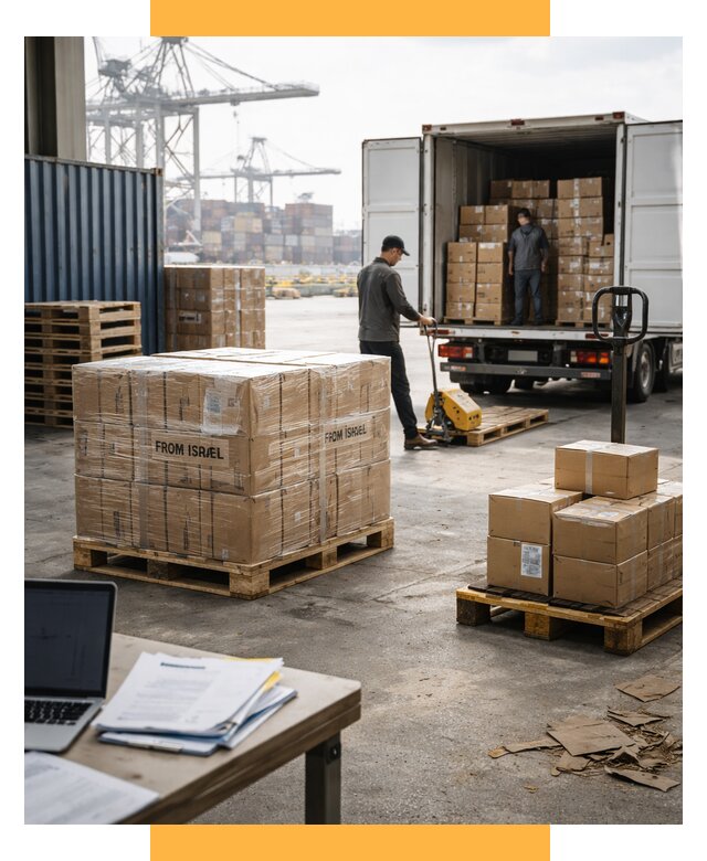 Доставка грузов из Израиля от 15464 р., логистика от СетСервис-Крг