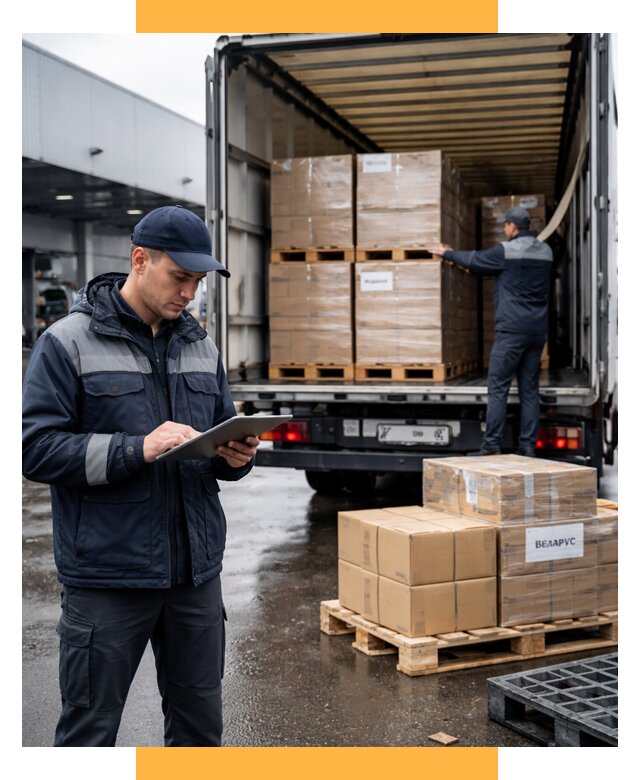 Доставка грузов из Беларуси от 15464 р. логистика СетСервис-Крг