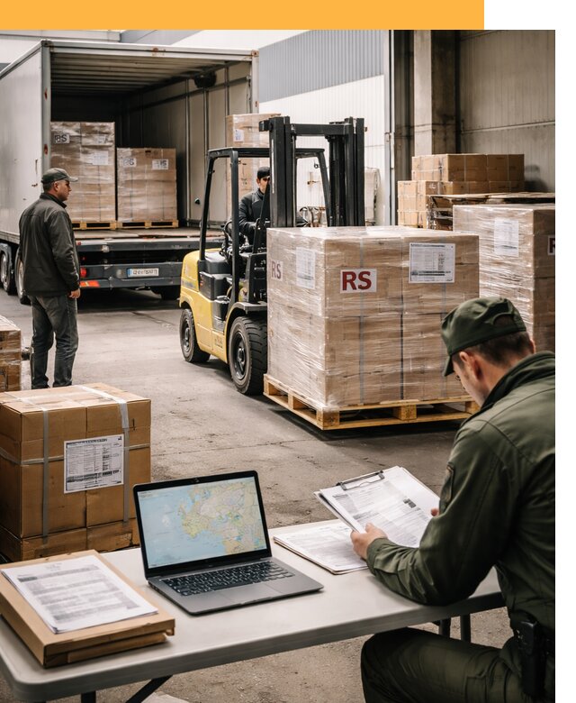 Доставка грузов в Сербию от 46391 руб, международные перевозки