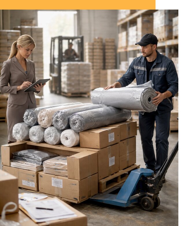 Перевозка текстиля по миру от 15464 руб. с таможней и страхованием