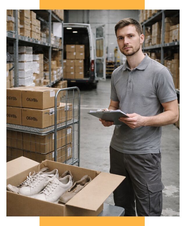 Доставка обуви из Китая и Турции от 4639 р. СетСервис-Крг