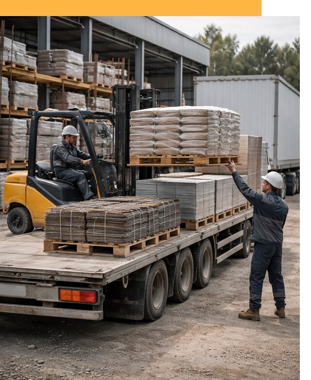 Перевозка строительных материалов по миру от 5670 руб