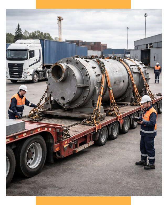 Перевозка тяжеловесных грузов под ключ от 154635 р. | СетСервис-Крг