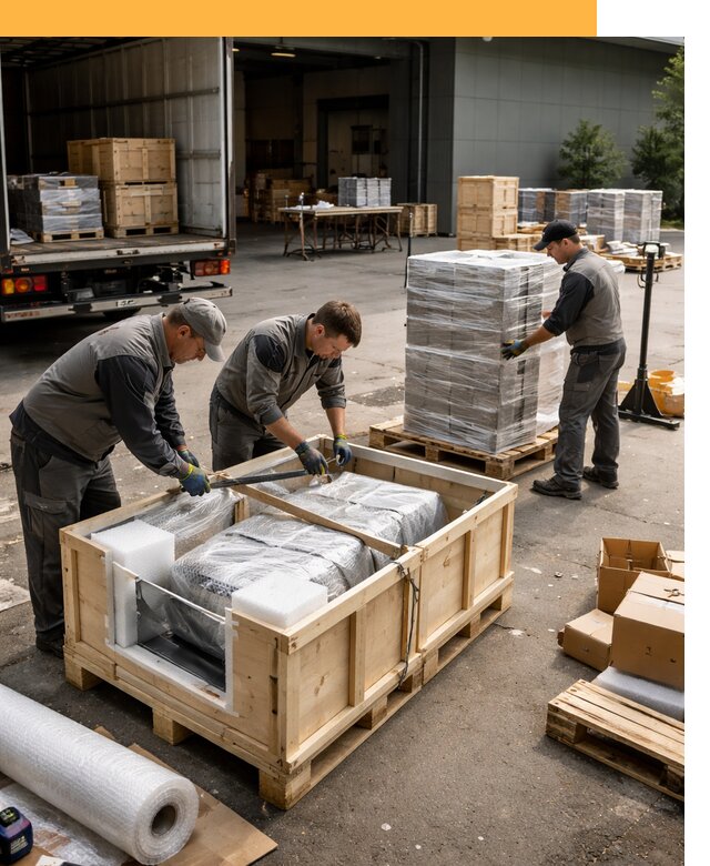 Перевозка выставочных грузов по миру от 25773 руб за м2 с таможней