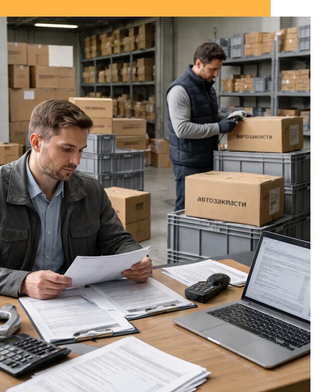 Таможенное оформление автозапчастей по выгодным тарифам от 8763