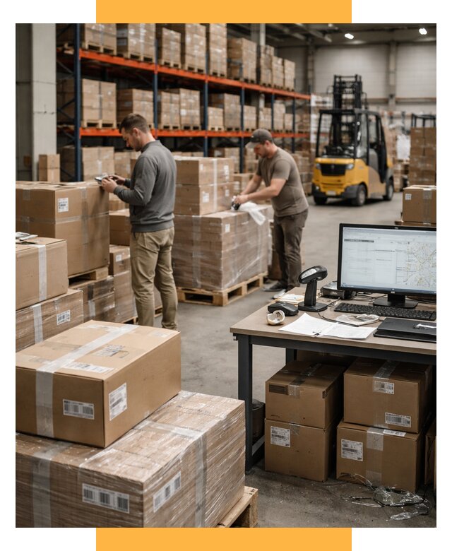 Склад консолидации в Европе от 6701 р., услуги СетСервис-Крг