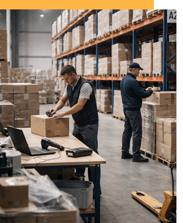 Склад консолидации в Европе: хранение, сортировка от 6701